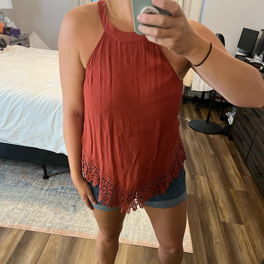 Burnt orange tank